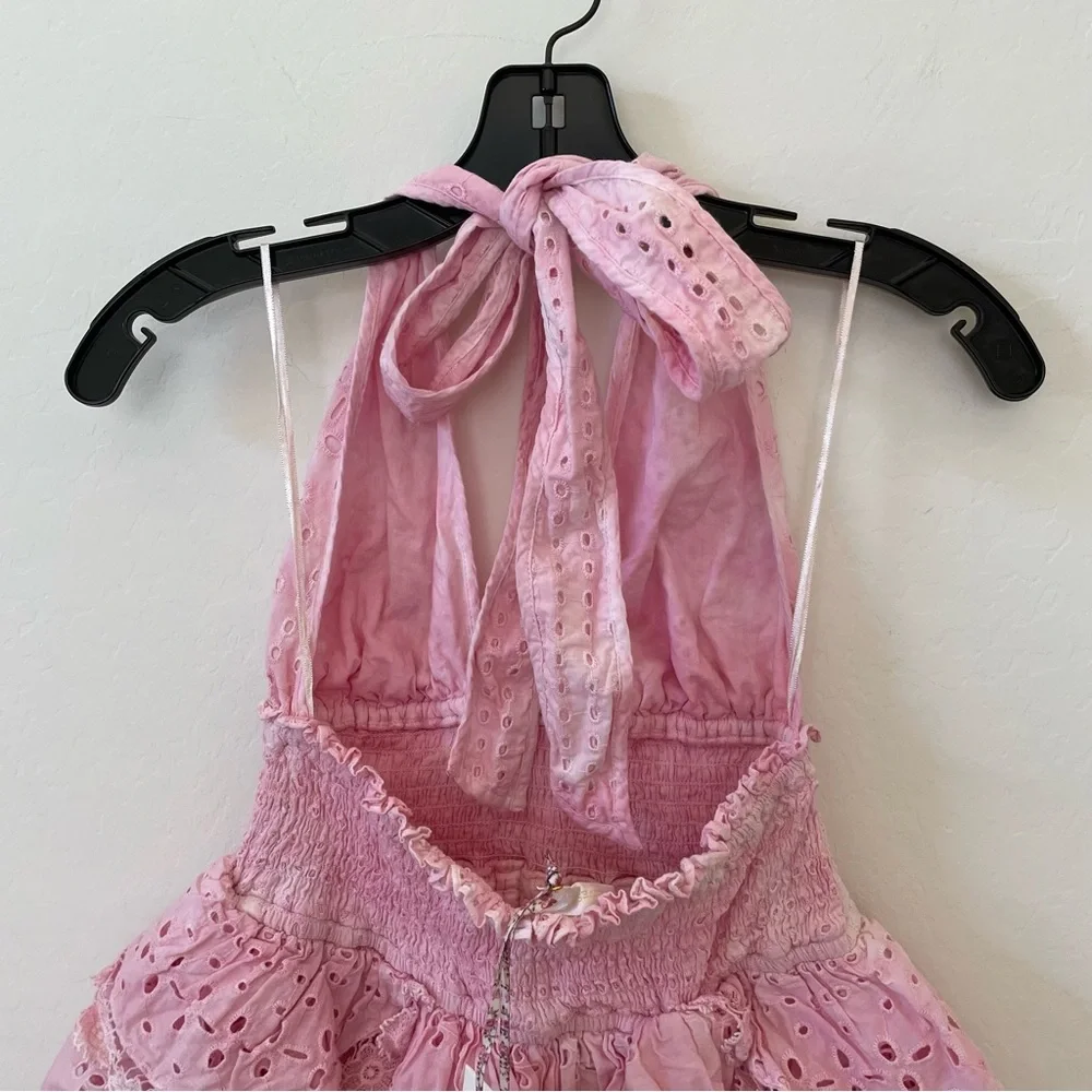 LOVESHACKFANCY HALTER DRESS - Picture 6 of 11